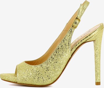 EVITA Slingpeeptoe in Gold