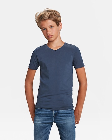 T-Shirt WE Fashion en bleu : devant