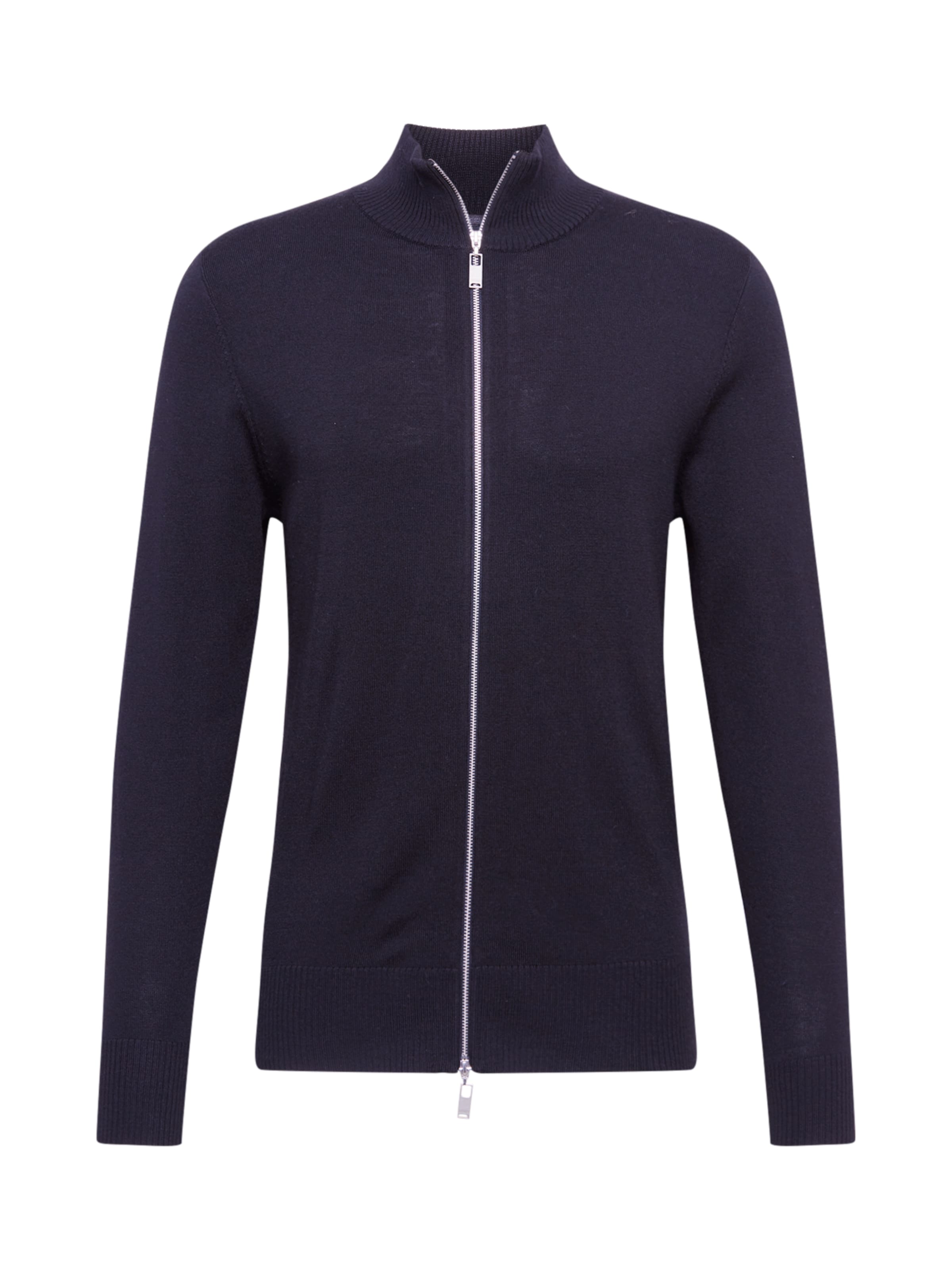 DRYKORN Regular fit Gebreid vest 'Antonio' in Zwart: voorkant