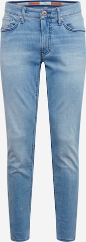Slimfit Jeans 'Chris' de la BRAX pe albastru: față