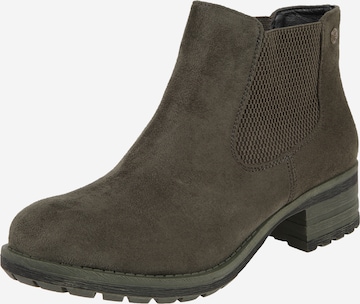 Rieker Chelsea boots in Groen: voorkant