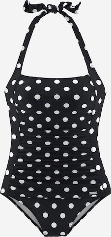 Maillot de bain LASCANA en noir : devant