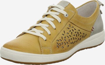 Baskets basses 'Caren' JOSEF SEIBEL en jaune : devant