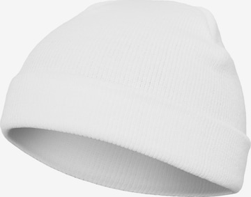 Bonnet 'Yupoong' Flexfit en blanc : devant