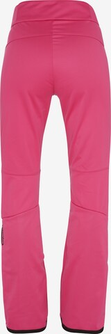 CHIEMSEE Slimfit Outdoorové kalhoty – pink: zadní strana