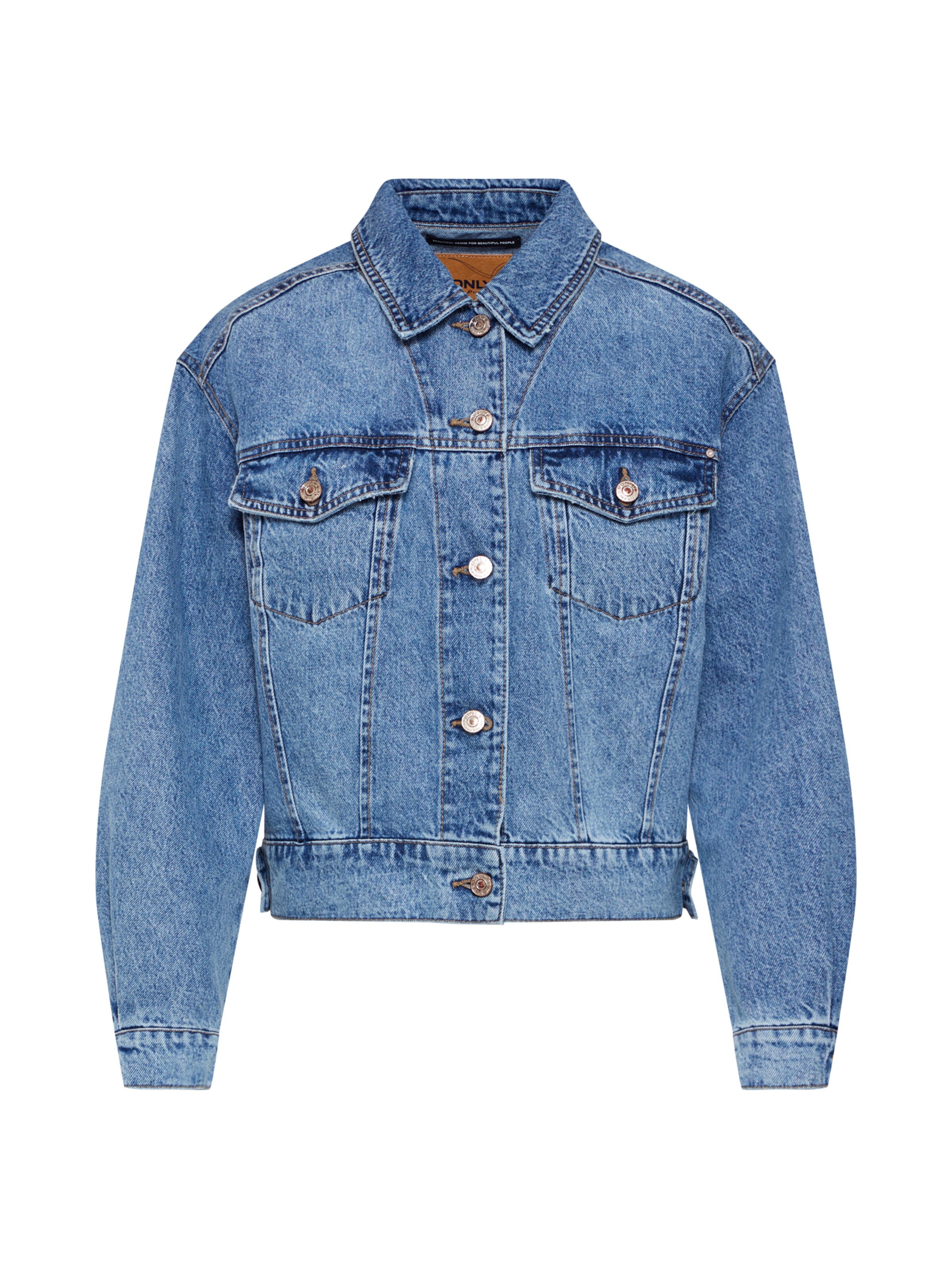 ONLY - Jacke 'Glow' in blue denim