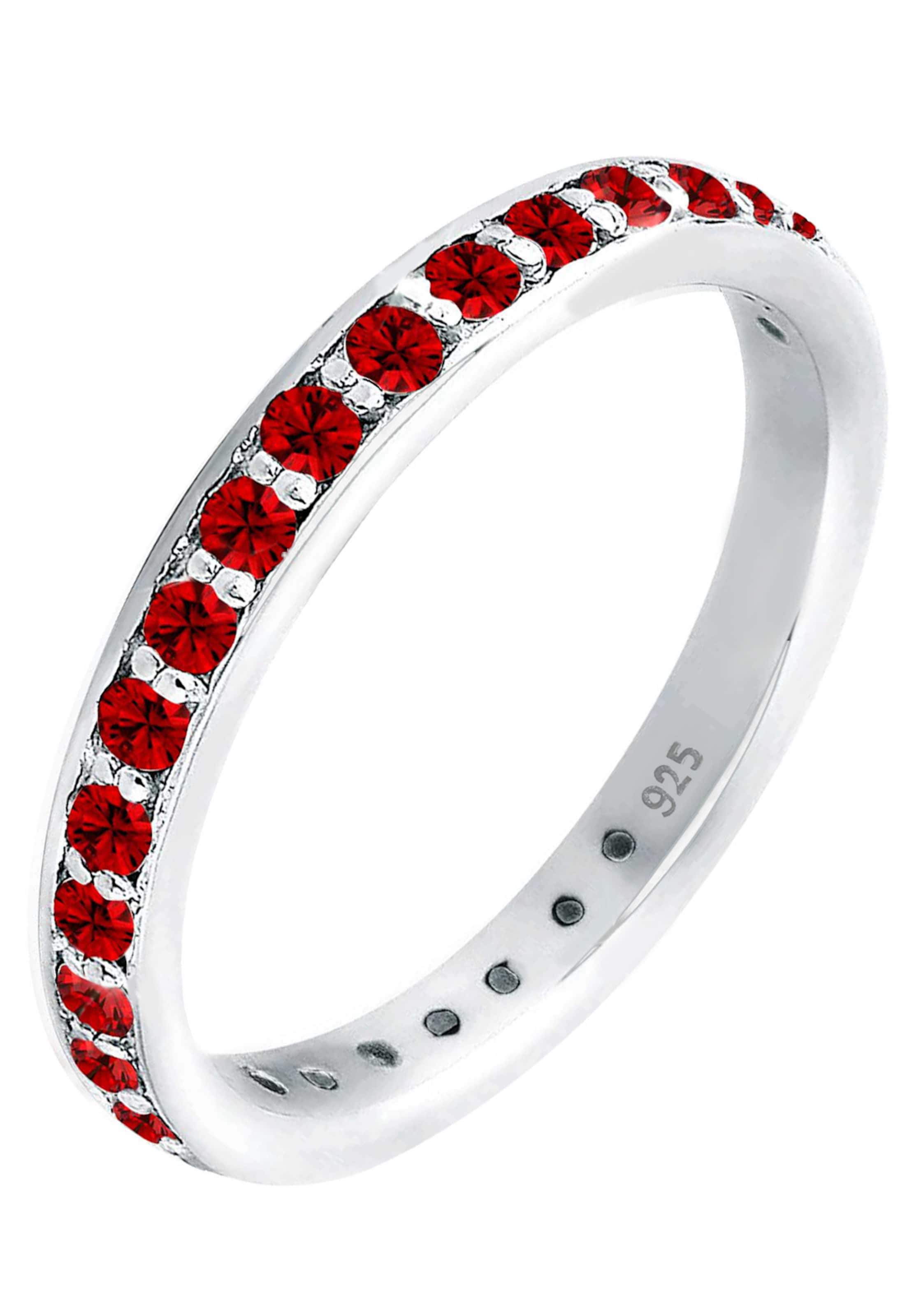 ELLI Ring in Rood: voorkant