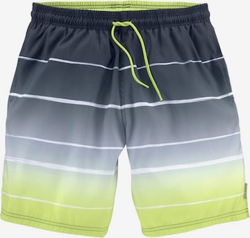 Shorts de bain BENCH en noir : devant