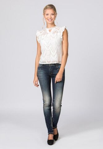 STOCKERPOINT Traditional Blouse 'Bea' in White