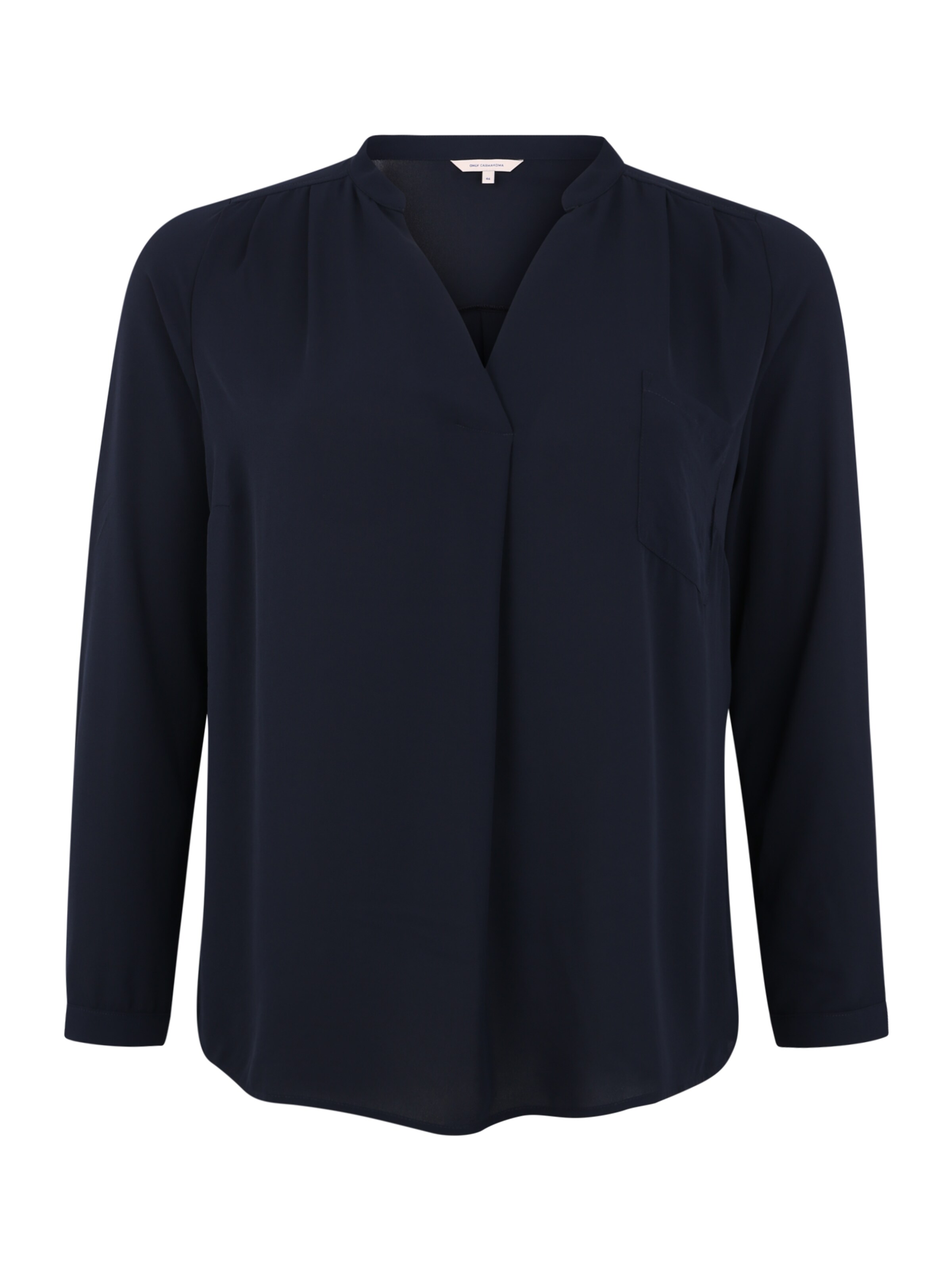 ONLY Carmakoma - Blouse 'CARLAVENDER' in de kleur Nachtblauw