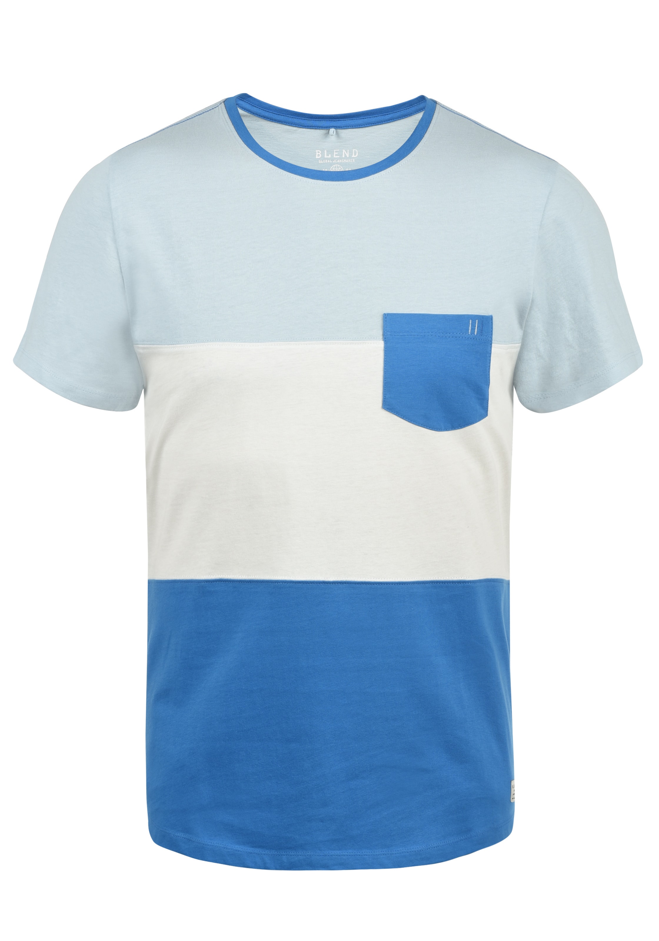 BLEND - Camisa 'Nemo' em azul: frente