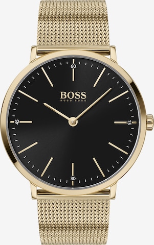 BOSS Orange Аналогов часовник в злато: отпред