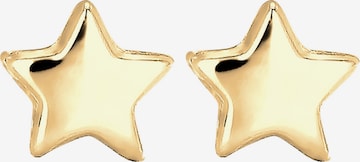 ELLI PREMIUM Earrings 'Sterne' in Gold: front