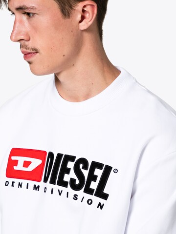 DIESEL Sweatshirt 'S Crew Division' in Wit