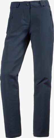 JACK WOLFSKIN Outdoor Pants 'Activate' in Blue: front