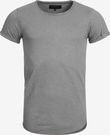 T-Shirt 'Willbur' INDICODE JEANS en gris : devant