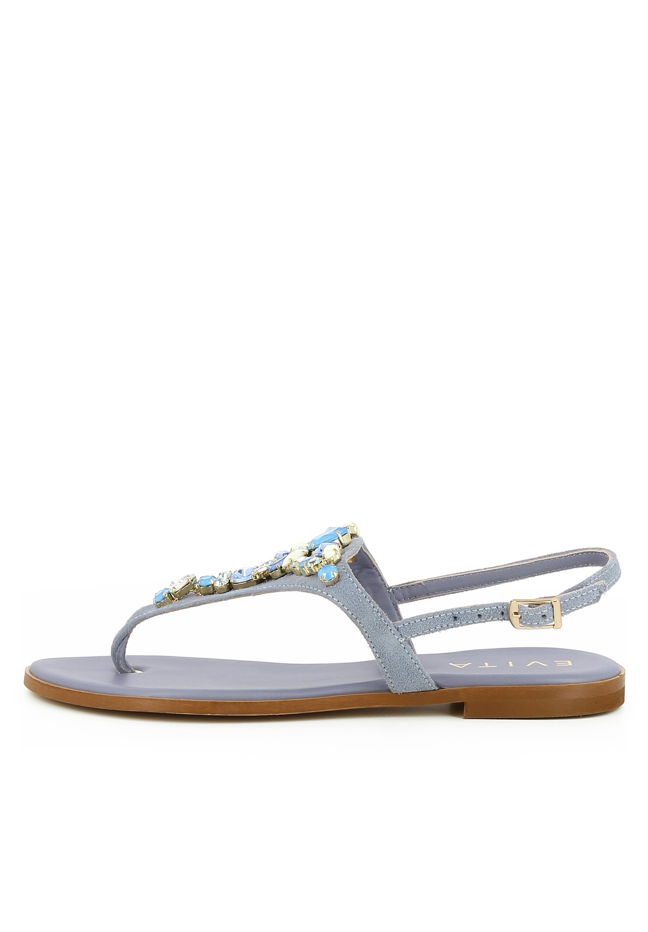 EVITA T-bar sandals 'OLIMPIA' in Blue