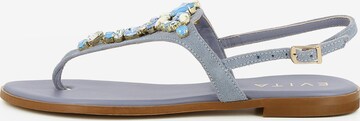 EVITA T-Bar Sandals 'OLIMPIA' in Blue