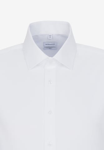 SEIDENSTICKER Slim fit Business Shirt ' Slim ' in White