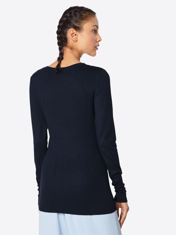 Pull-over 'Mafa' ICHI en bleu : derrière