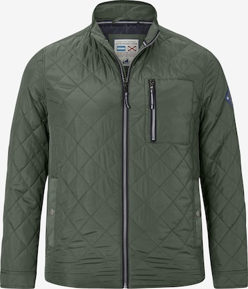 Jan Vanderstorm Between-Season Jacket 'Olias' in Green: front