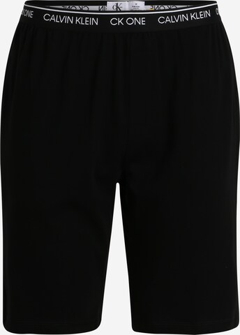 regular Pantaloncini da pigiama di Calvin Klein Underwear in nero: frontale