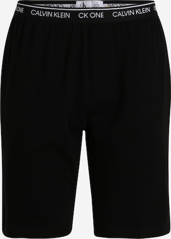 Regular Pantalon de pyjama Calvin Klein Underwear en noir : devant