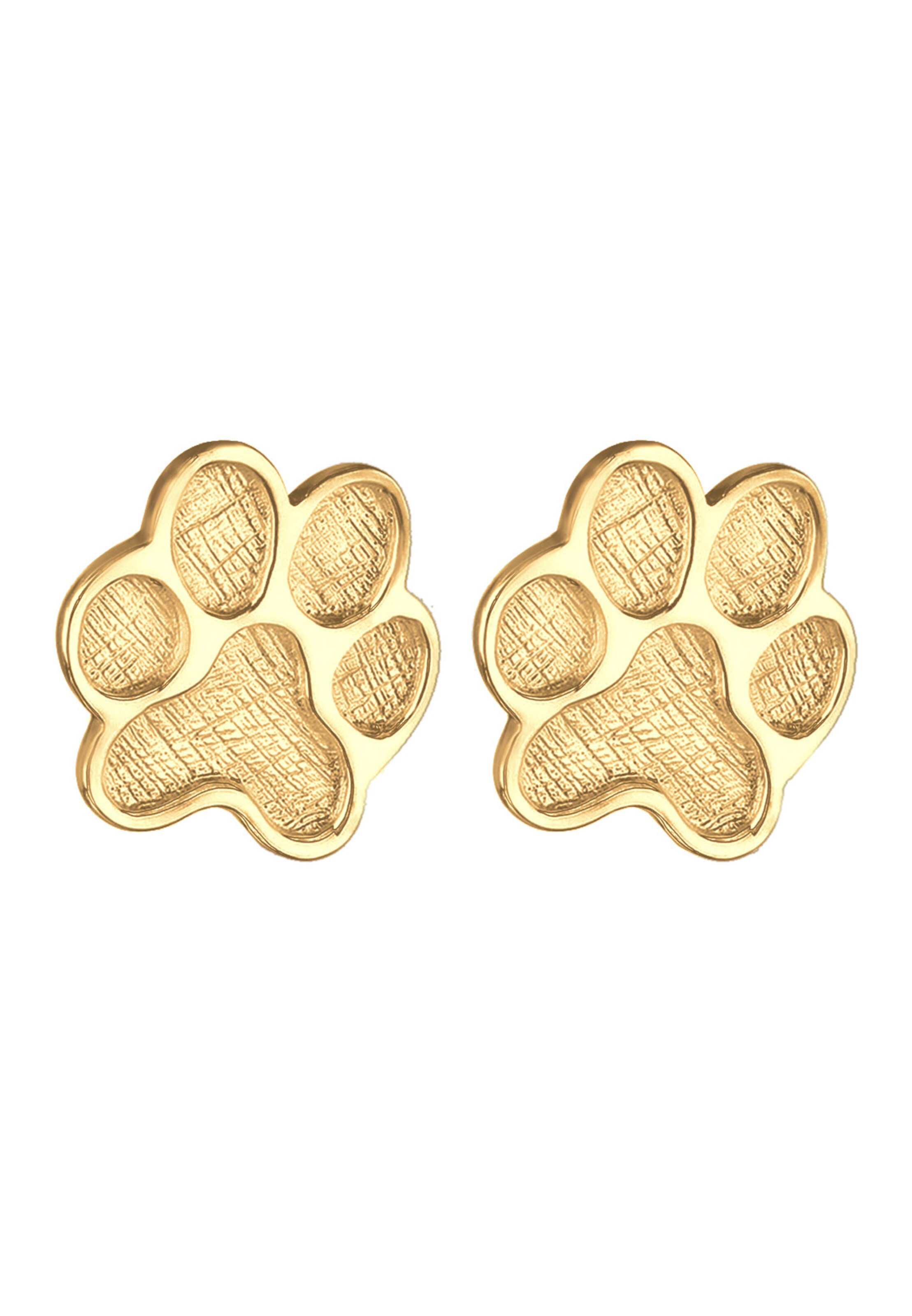 ELLI Earrings 'Pfote' in Gold