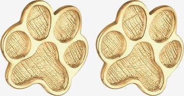 ELLI Earrings 'Pfote' in Gold