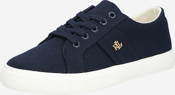 Sneaker bassa 'Jason' di Lauren Ralph Lauren in blu: frontale