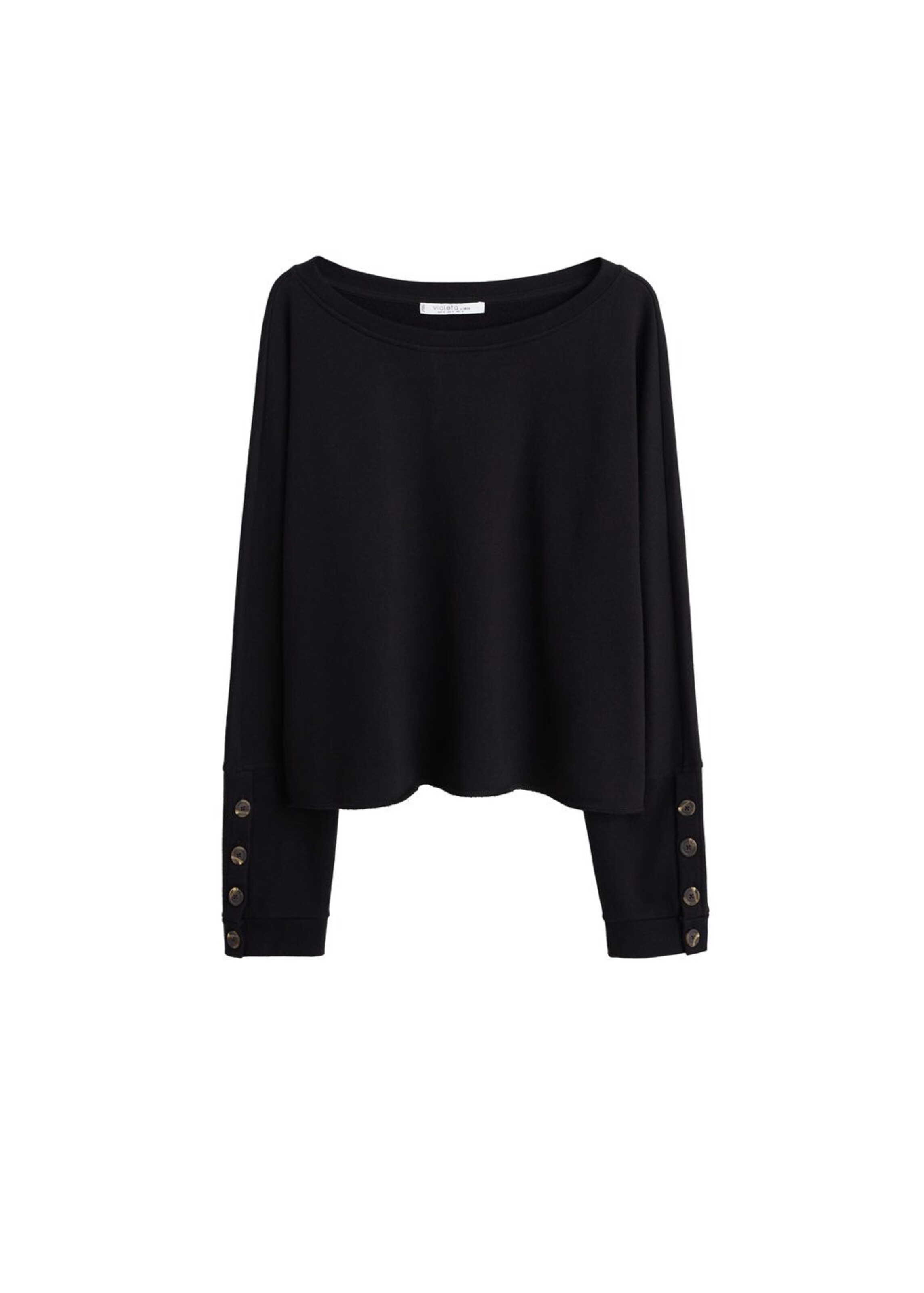 VIOLETA by Mango - Sweatshirt in schwarz