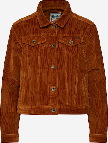 Superdry Between-Season Jacket 'Girlfriend' in Brown: front