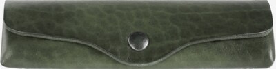 MIKA Brillenetui Leder 15 cm in grün, Produktansicht