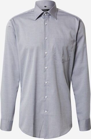 Coupe regular Chemise business SEIDENSTICKER en gris : devant