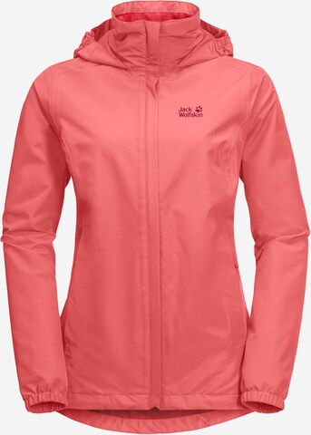 JACK WOLFSKIN Outdoor Jacket 'Stormy Point' in Orange: front