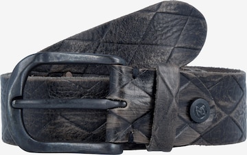 b.belt Handmade in Germany Belt in Grey: front