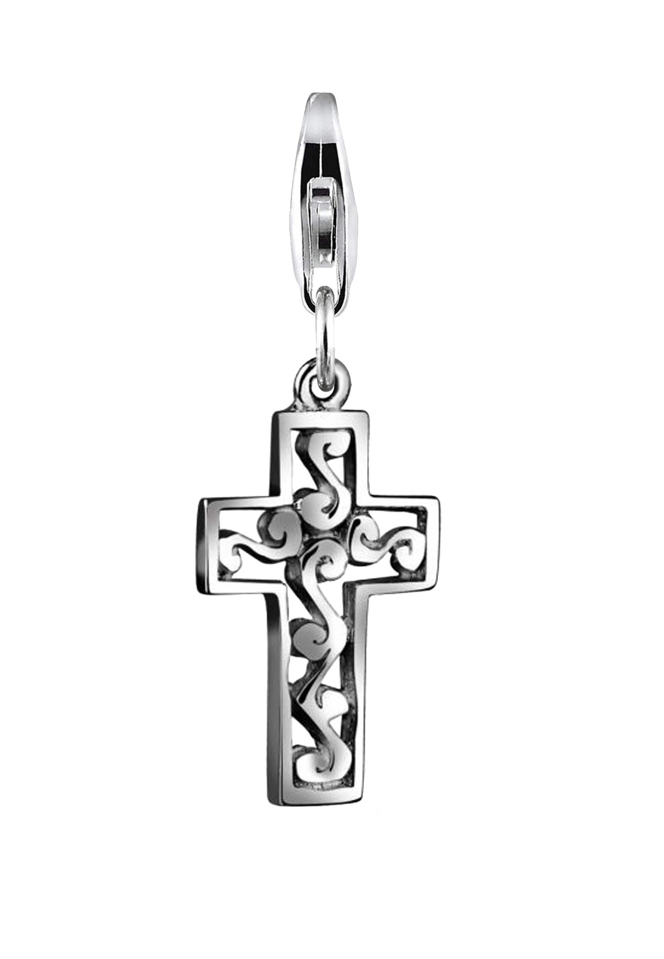 Nenalina Pendant 'Kreuz' in Silver: front