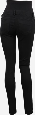 MAMALICIOUS Skinny Jeans 'Lola' in Schwarz