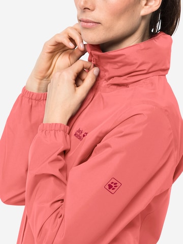 JACK WOLFSKIN Outdoor Jacket 'Stormy Point' in Orange