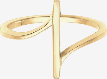 ELLI Ring 'Geo' in Gold: front