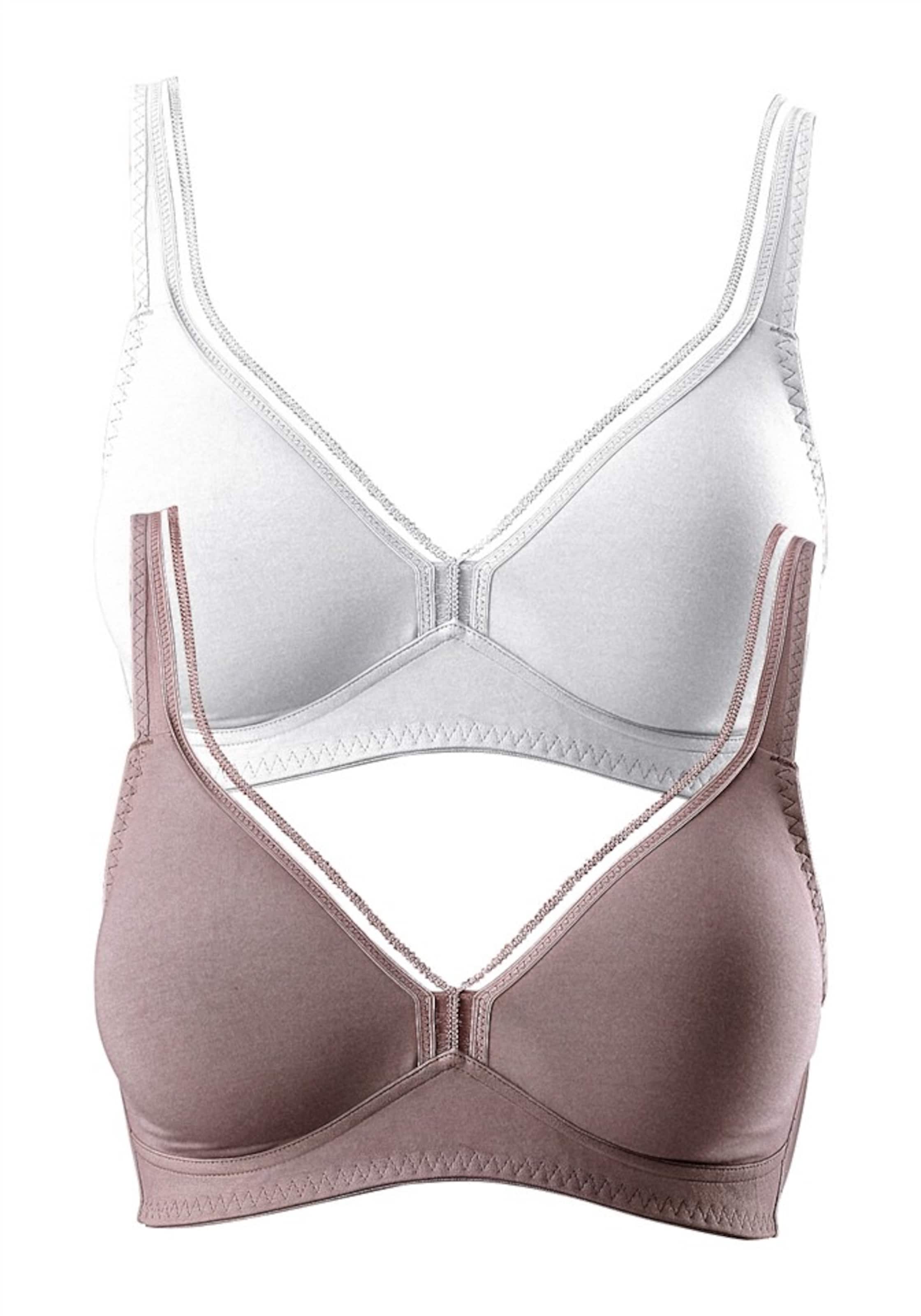 Sutien de tricou Sutien de la PETITE FLEUR pe bej: față