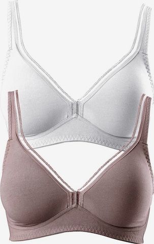 PETITE FLEUR T-shirt Bra in Beige: front