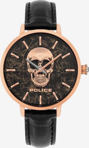 POLICE Analog Watch in Black: front