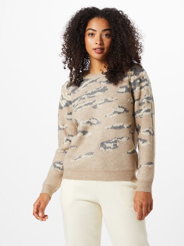 Pull-over VILA en beige : devant