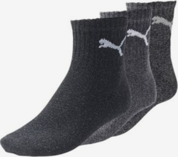 PUMA Socken in Schwarz: front