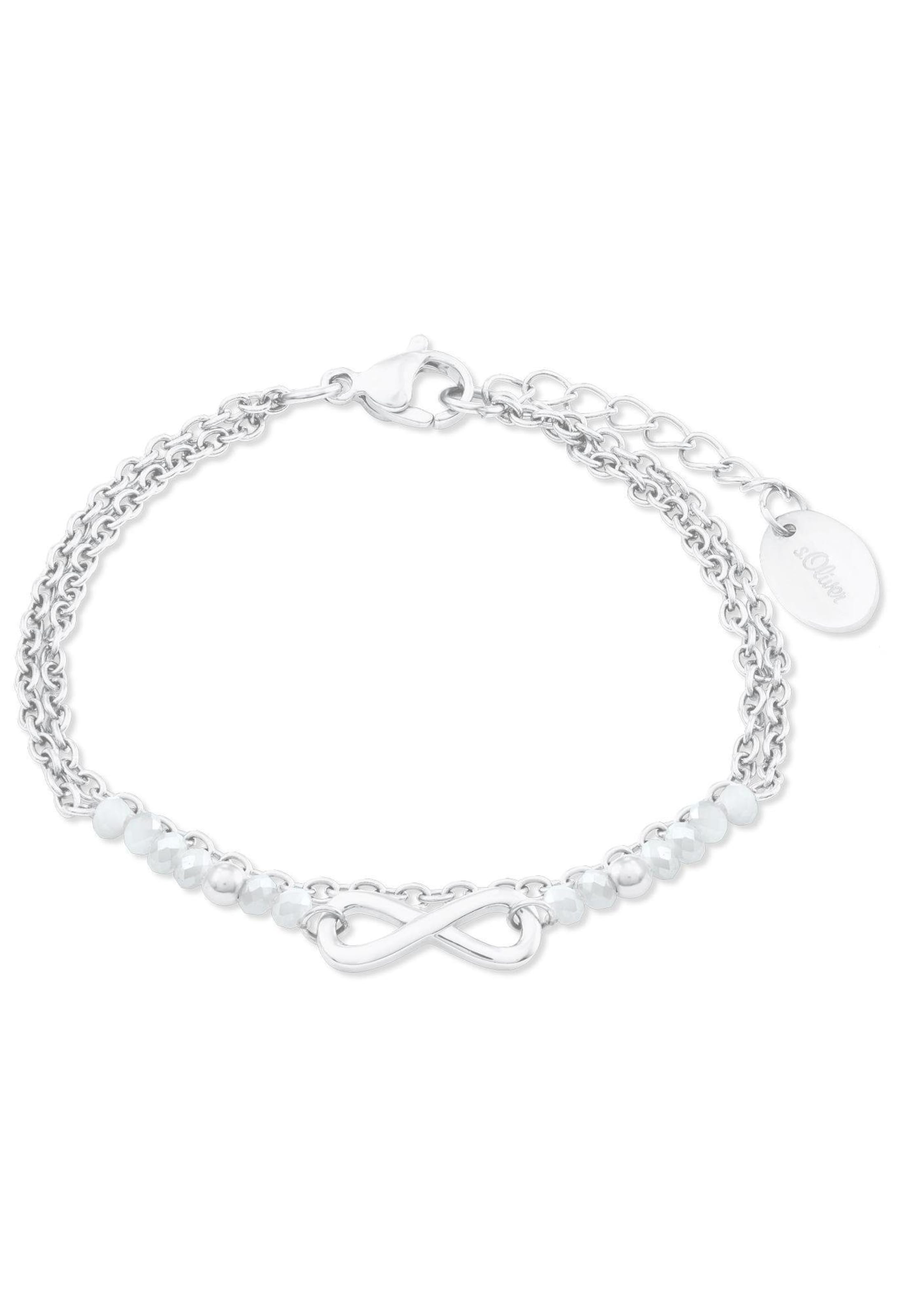 s.Oliver Bracelet in Grey: front