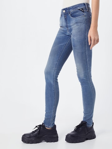 REPLAY Skinny Jeans 'New Luz' i blå: forside