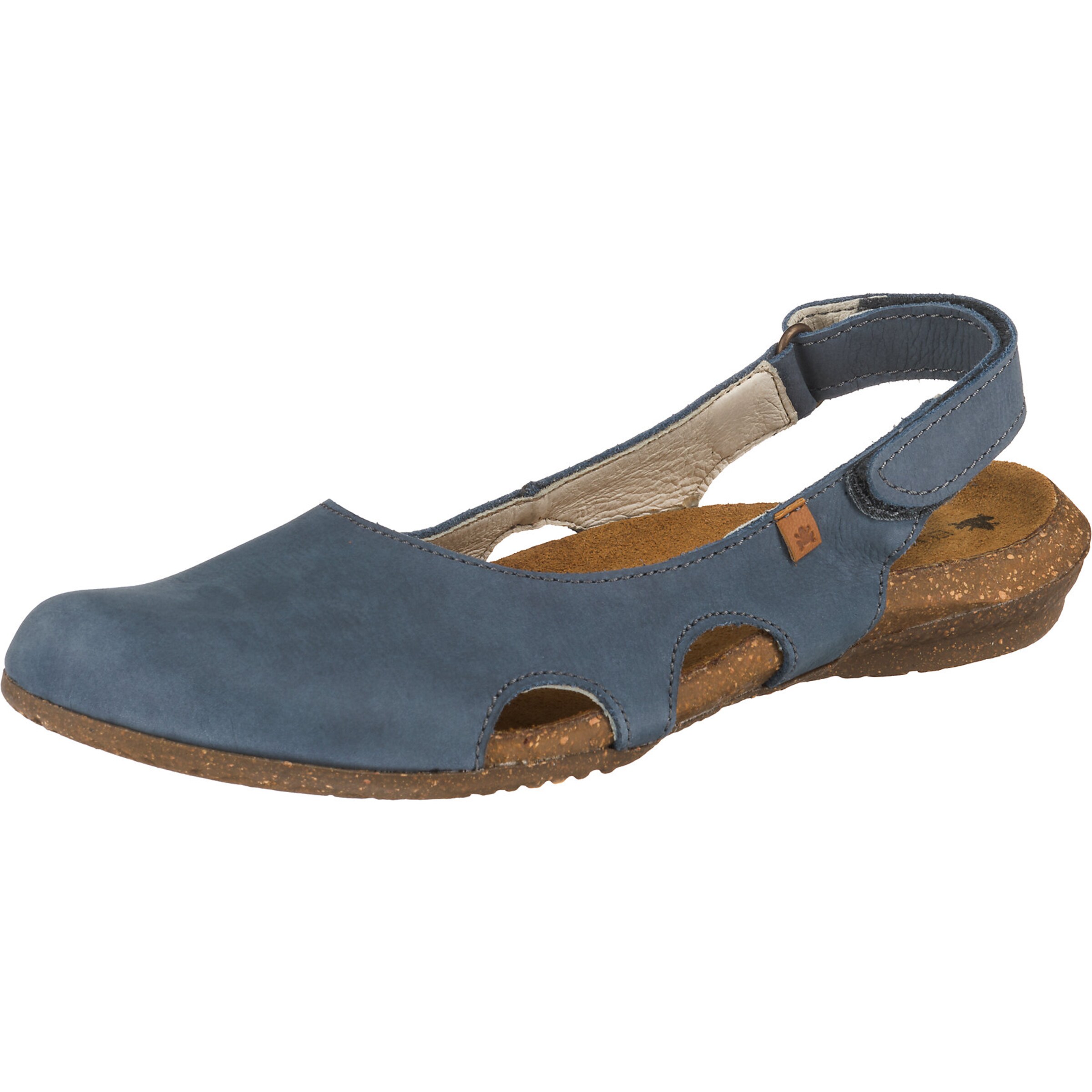 Ballerines à lanières EL NATURALISTA en bleu : devant