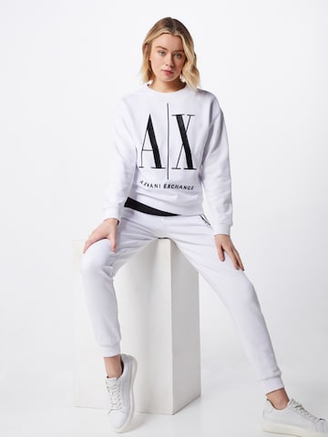 ARMANI EXCHANGE Collegepaita '8NYM02' värissä valkoinen