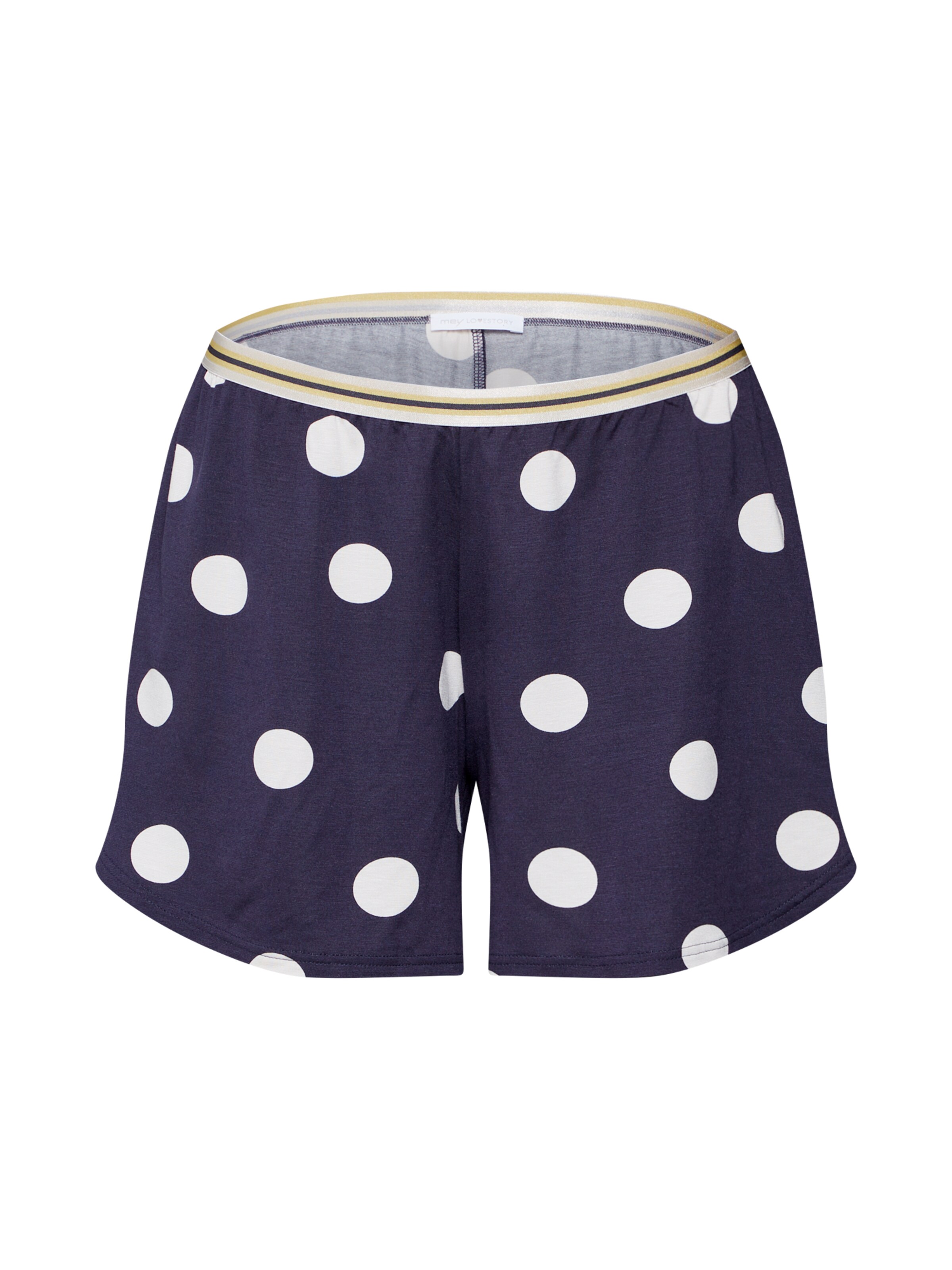 Mey - Korte pyjama in de kleur Grafiet